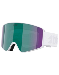 Горнолыжные очки G001 матовые белые коричневые зеленые мульти Bliz