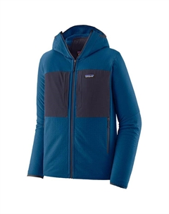 Флисовая толстовка m's r2 techface hoody clement blue - s Patagonia
