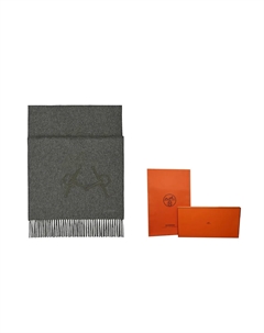 HERMES Вязаный шарф унисекс, Shopping Bag Hermès