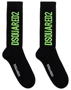 Носки с логотипом, черный Dsquared2
