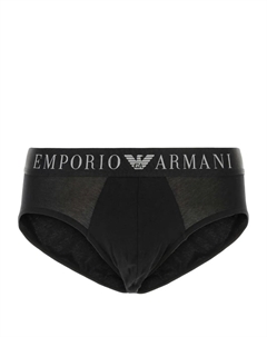 Трусы-брифы с логотипом, черный Emporio armani
