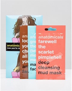Набор масок для лица x 3 Anatomicals