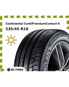 Летние шины Continental ContiPremiumContact 6 235/45 R18 98Y