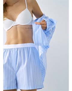 Пижамные шорты, 2 шт., Голубой Ostin