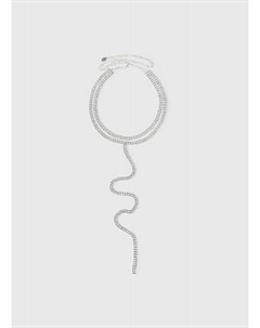 Двухъярусное ожерелье, Серебряный Ostin