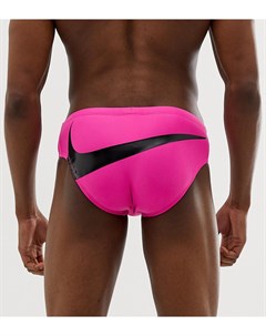 Розовые плавки с большим логотипом эксклюзивно от NESS9098 654 Nike swimming