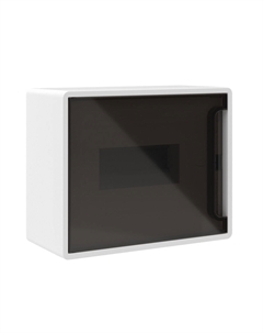 Щит распределительный навесной Frame ЩРН-П пластиковый IP40 180,9х224,4х102 мм 8 модулей непрозрачная дверь Dkc