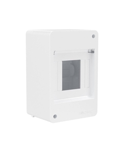 Щит распределительный навесной Frame ЩРН-П пластиковый IP40 140,3х93,8х86,2 мм 4 модуля Dkc