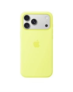Чехол-накладка Apple Silicone Case Series with MagSafe/Camera Control для iPhone 17 Pro Max (Neon Yellow)