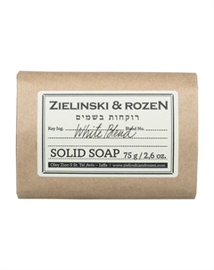 Твердое мыло с ароматом микса белых цветов White Blend Solid Soap Zielinski&rozen