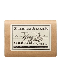 Твердое мыло с ароматом ветивера, элеми и пачули Vetiver, Elemi, Patchouli Solid Soap Zielinski&rozen