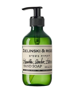 Жидкое мыло для рук с ароматом ванили, амбры и лаванды Vanilla, Amber, Lavender Hand Soap Zielinski&rozen