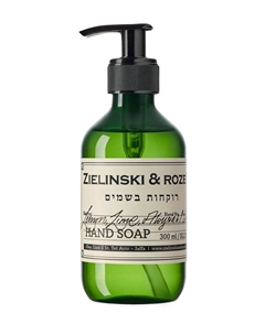 Жидкое мыло для рук с ароматом лимона, лайма, алоизии и мяты Lemon, Lime, Aloysia & Mint Hand Soap Zielinski&rozen