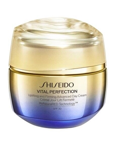 Дневной лифтинг-крем для лица с экстрактом цветка сафлора Vital Perfection Uplifting and Firming Advanced Day Cream SPF 30 Shiseido