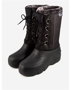 Сапоги рыболовные зимние-дутики мужские на шнуровке 4-сл. меховой вкладыш, до -50°С, Черный Следопыт