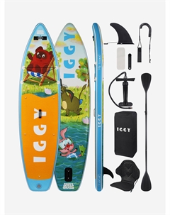 Сапборд/каяк надувной 11х34х6 Винни-пух, 335x86x15 см, Голубой Iggy