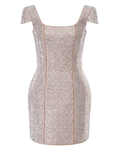 Платье с отделкой стразами Giuseppe di morabito