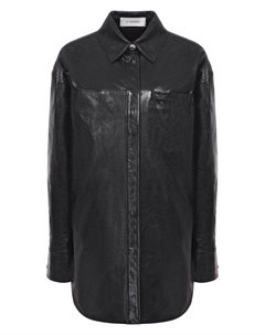 Кожаная рубашка Sportmax