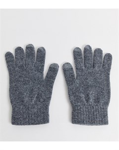 Серые перчатки для сенсорных гаджетов из овечьей шерсти Glen lossie