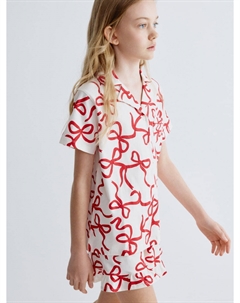 Пижама с принтом для девочек Sela