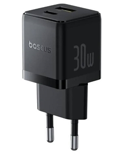 Зарядное устройство сетевое Baseus Palm P1011160A113-00 C+U 30W EU Cluster Black