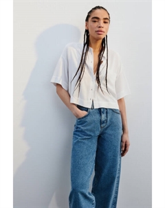 Рубашка укороченная из вискозы Befree