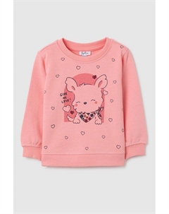 Свитшот хлопковый с принтом Fagottino