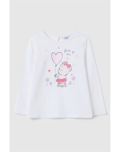 Лонгслив хлопковый с принтом Fagottino