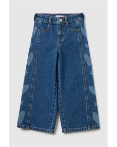 Джинсы свободного кроя с принтом Love therapy