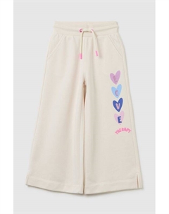 Брюки хлопковые на кулиске расклешенные Love therapy