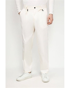 Брюки хлопковые со стрелками Hugo
