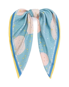 Шерстяной платок с принтом Eleganzza