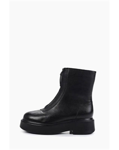 Ботинки кожаные на молнии Abricot