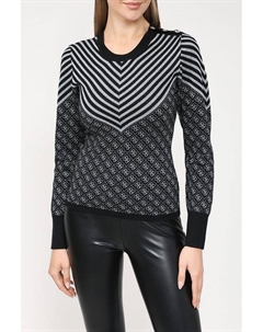 Джемпер с принтом бренда Guess