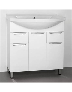 Тумба с раковиной Жасмин 80 белая Style line