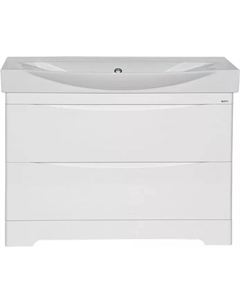Тумба под раковину напольная Элвис 105 белая Misty