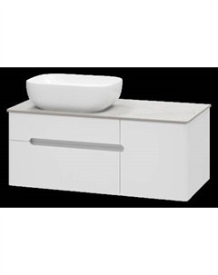 Тумба под раковину Роял 100 белая матовая Misty