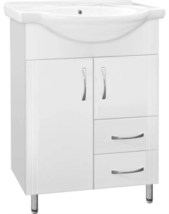 Тумба под раковину Эко Стандарт 60 белая Style line