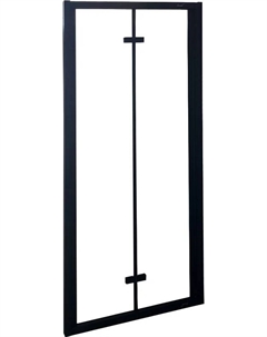 Душевая дверь в нишу Cerutti SPA Bella 90х195 профиль черный, стекло прозрачное Ceruttispa