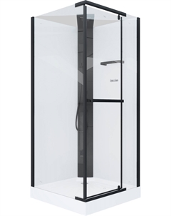 Душевая кабина Mimi MiMi90B 90x90, профиль черный Ceruttispa