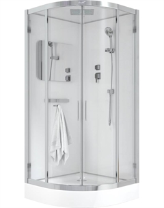 Душевая кабина Viva 101 100x100, профиль хром Ceruttispa