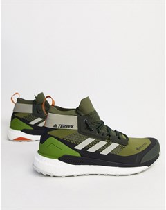 Зеленые кроссовки adidas Running terrex free hiker Adidas performance
