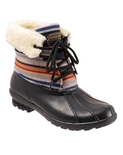 Женские ботинки Bridger в полоску, черный Pendleton