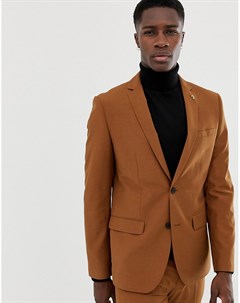 Светло коричневый пиджак скинни Farah Henderson Farah smart