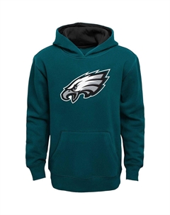 Пуловер с капюшоном Big Boys Midnight Green Philadelphia Eagles Prime Outerstuff