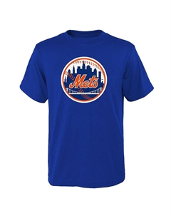 Футболка с логотипом основной команды Royal New York Mets для мальчиков и девочек Big Boys and Girls Outerstuff