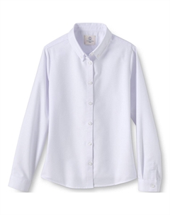 Школьная форма для девочек, оксфордская классическая рубашка с длинными рукавами Lands' end