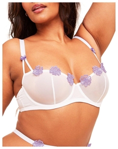 Женский бюстгальтер-балконет без подкладки Meadow больших размеров, белый Adore me