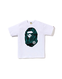 Футболка BAPE Speed Racer Big Ape Head, белый/серый A bathing ape®