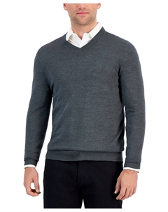 Мужской свитер с длинными рукавами и V-образным вырезом Alfani